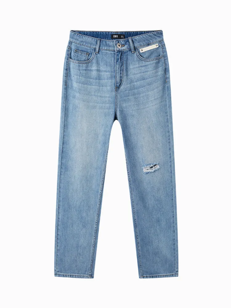 ladies_denim_longstaple_c_18.webp Women SEMIR Ladies Denim Long-staple Cotton Straight Pants