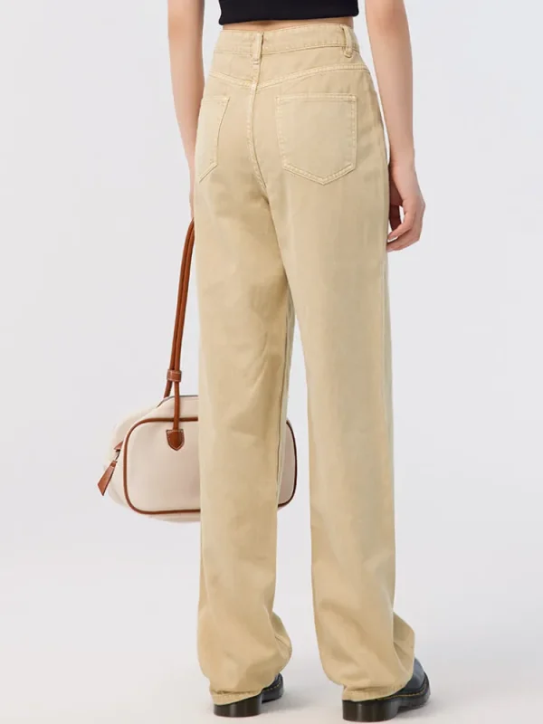 Women SEMIR Ladies Denim Long-staple Cotton Straight Pants