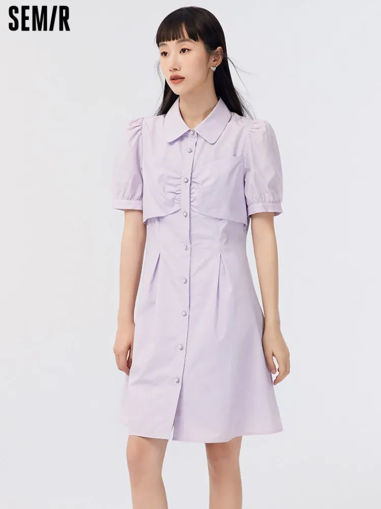 ladies_woven_cotton_dress_10.webp Women SEMIR Ladies Woven Cotton Dress