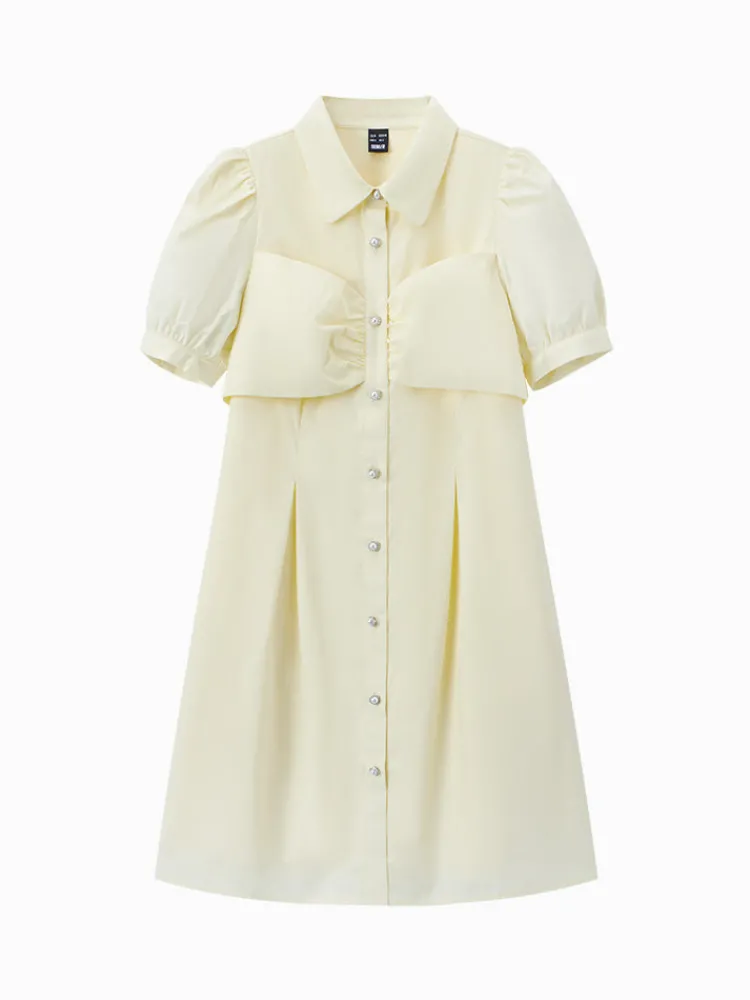 ladies_woven_cotton_dress_3.webp Women SEMIR Ladies Woven Cotton Dress