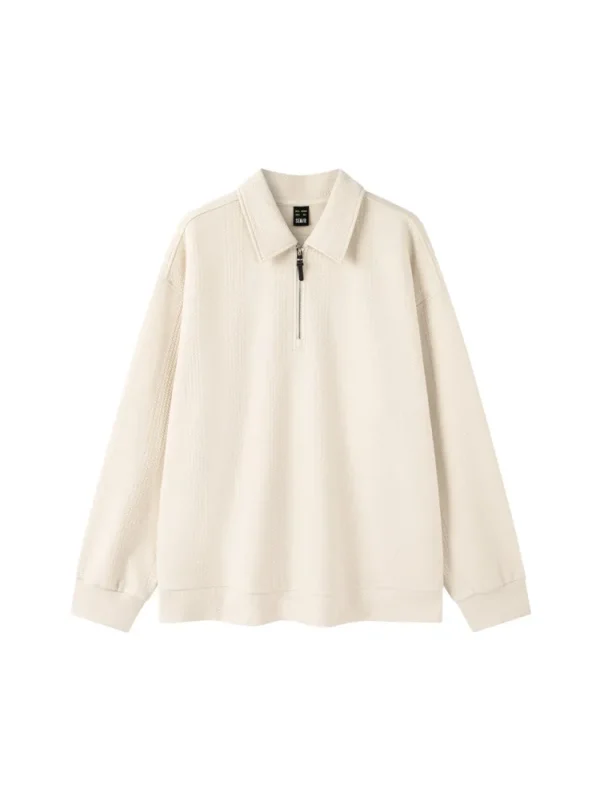 SEMIR Men Half Cardigan Sweater