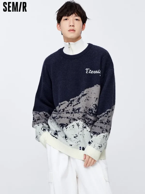 SEMIR Men Pullover Sweater