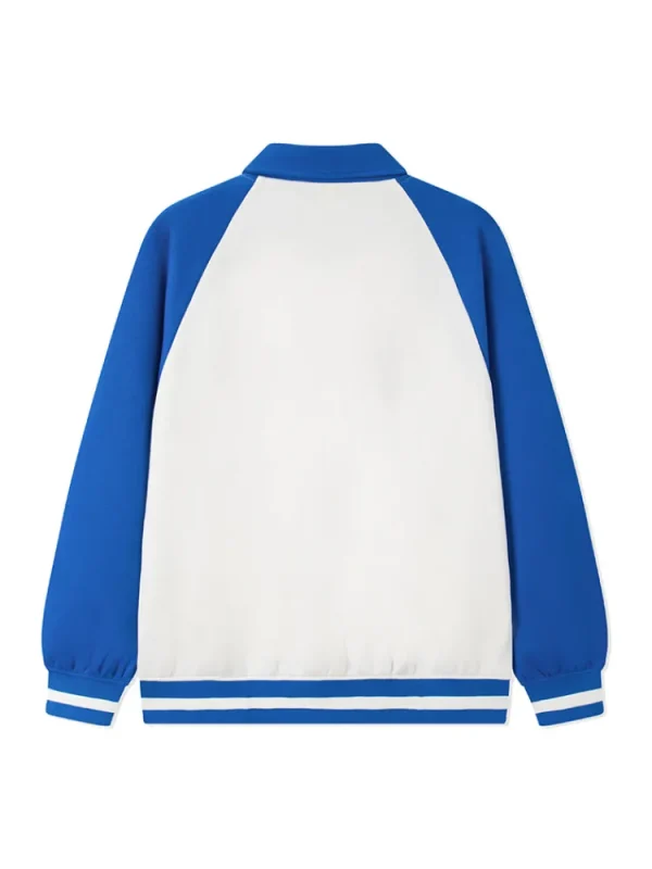 SEMIR Men's Air Layer Contrast Patchwork Monogram Ultra Loose Jacket