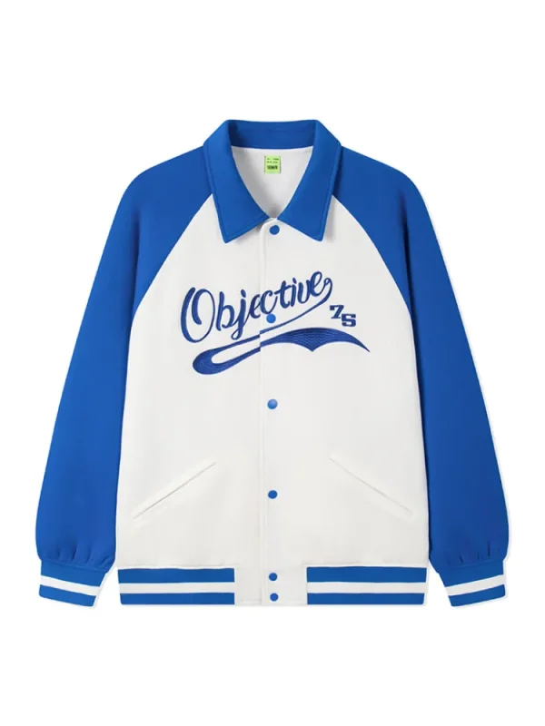SEMIR Men's Air Layer Contrast Patchwork Monogram Ultra Loose Jacket