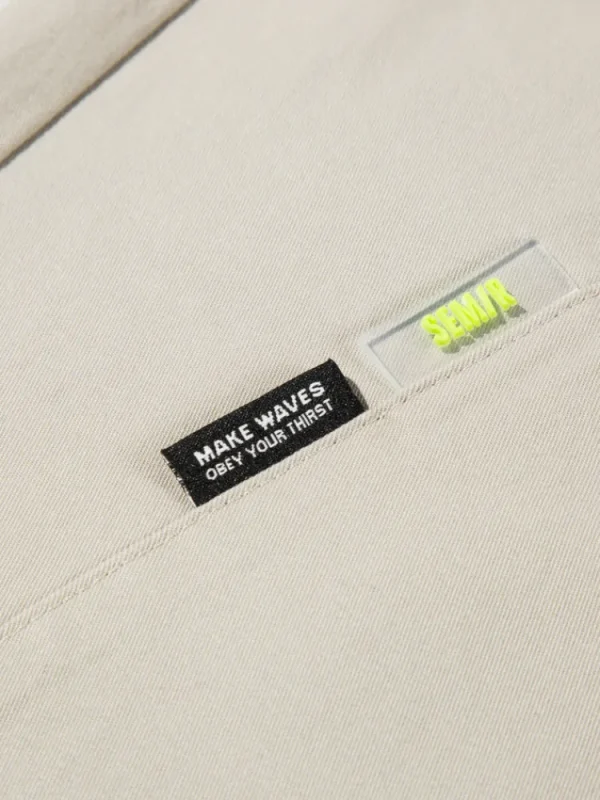 SEMIR Men's Brushed Stretch Twill Solid Colour Woven Jogging Pants
