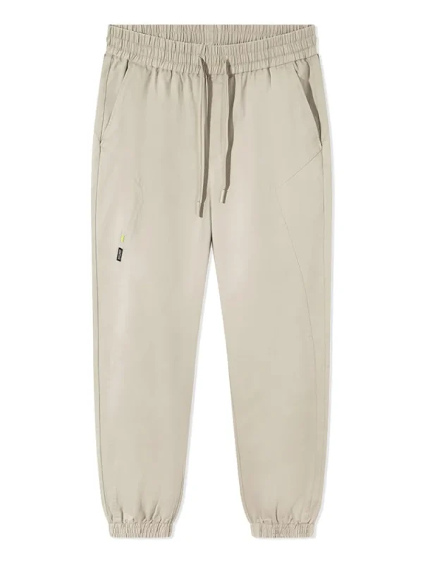 SEMIR Men's Brushed Stretch Twill Solid Colour Woven Jogging Pants