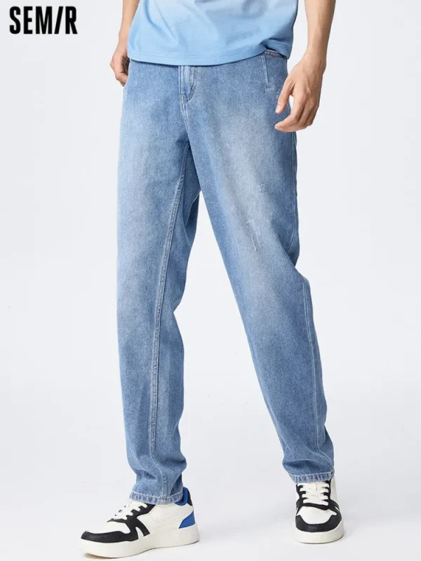 SEMIR Men's Cool Non-stretch Tapered Pants