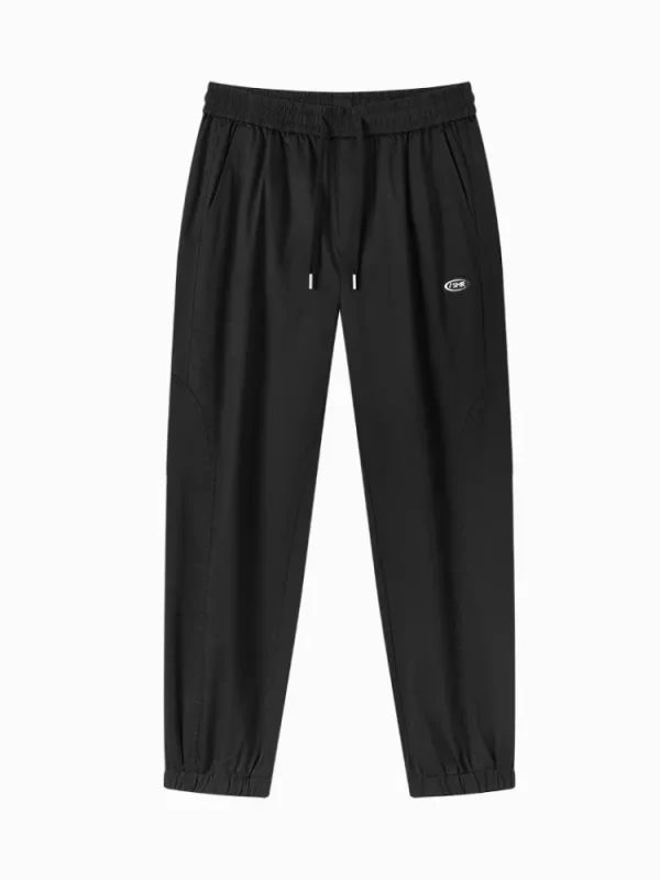SEMIR Men's Cotton Comfortable Cool Antibacterial Woven Jogging Pants