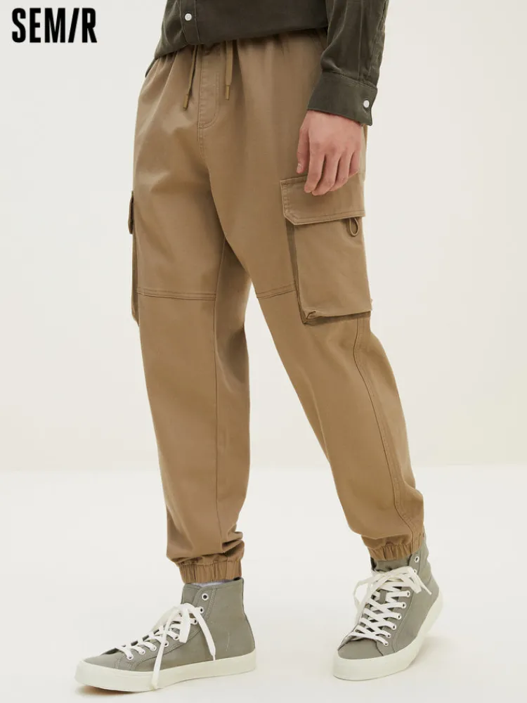 mens_cottonpolyester_stre_0-1.webp SEMIR Men's Cotton-Polyester Stretch Twill Loose Cargo Pants