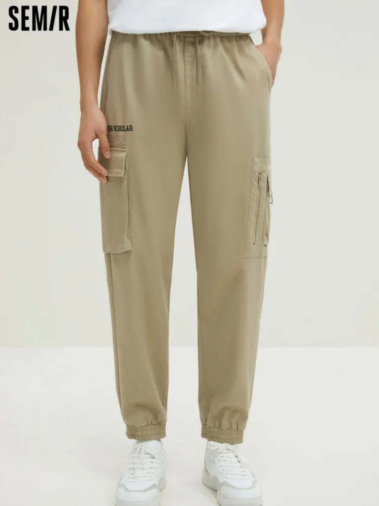 mens_cottonpolyester_stre_0-10.webp SEMIR Men's Cotton-Polyester Stretch Twill Loose Cargo Pants