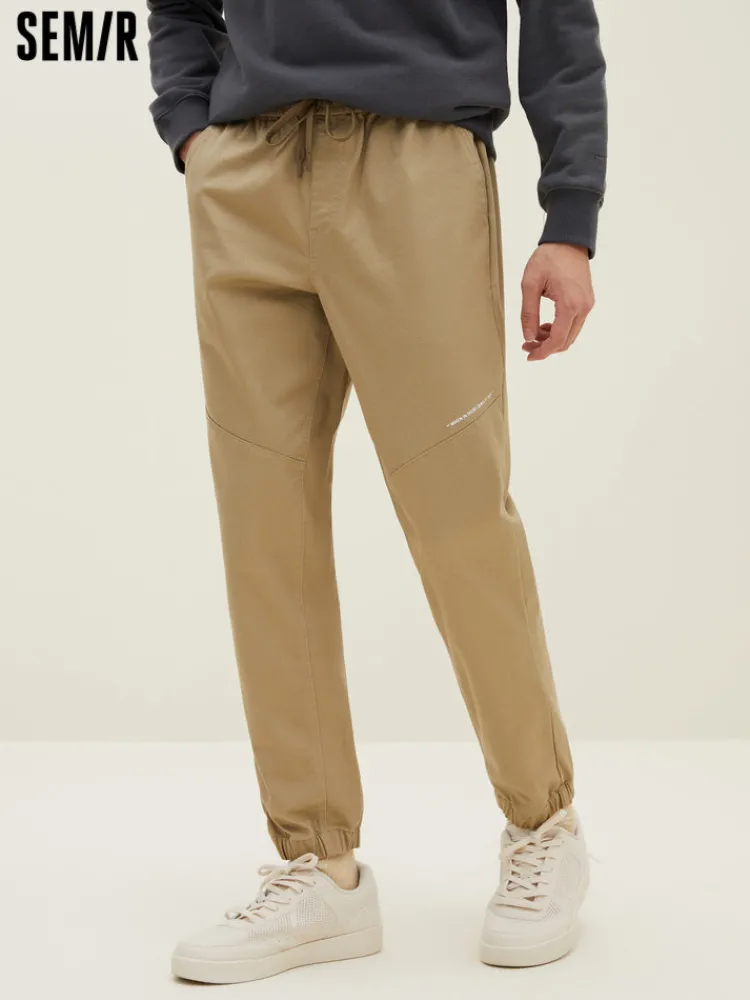 mens_cottonpolyester_stre_0-13.webp SEMIR Men's Cotton-Polyester Stretch Twill Monogram Fitted Woven Jogging Pants