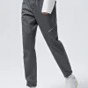 SEMIR Men's Cotton-Polyester Stretch Twill Monogram Fitted Woven Jogging Pants