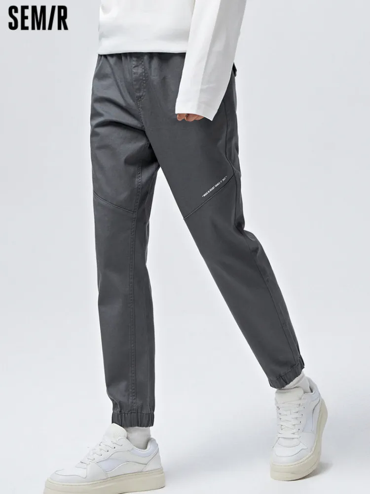 mens_cottonpolyester_stre_0-15.webp SEMIR Men's Cotton-Polyester Stretch Twill Monogram Fitted Woven Jogging Pants