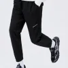 SEMIR Men's Cotton-Polyester Stretch Twill Monogram Fitted Woven Jogging Pants