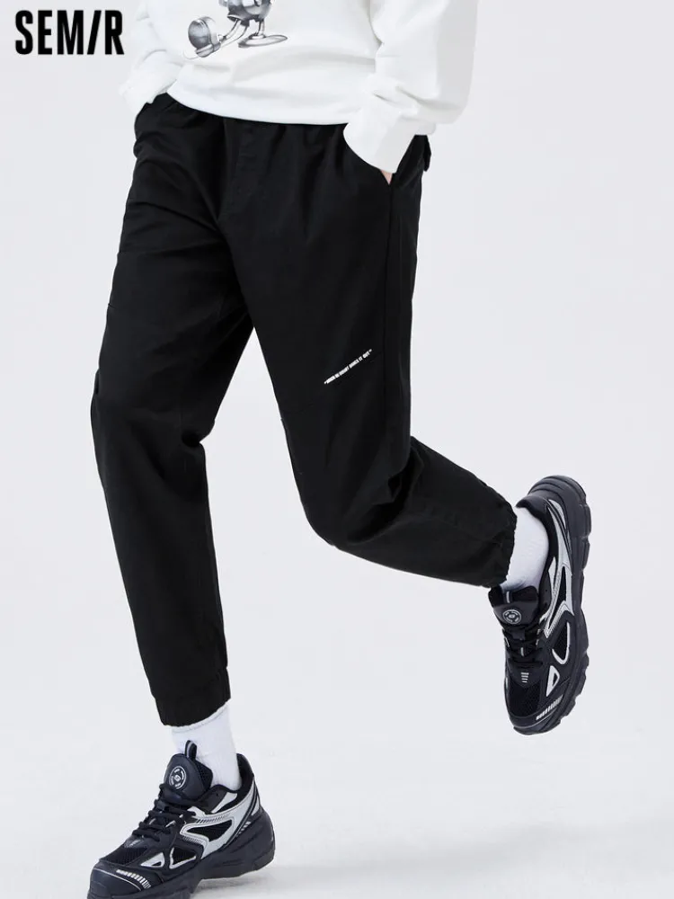 mens_cottonpolyester_stre_0-16.webp SEMIR Men's Cotton-Polyester Stretch Twill Monogram Fitted Woven Jogging Pants