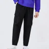 SEMIR Men's Cotton-Polyester Stretch Twill Loose Cargo Pants