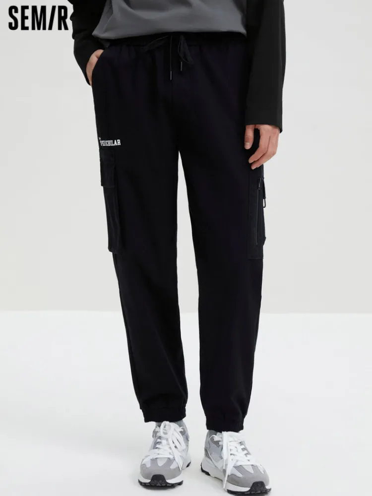 mens_cottonpolyester_stre_0-6.webp SEMIR Men's Cotton-Polyester Stretch Twill Loose Cargo Pants