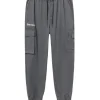 SEMIR Men's Cotton-Polyester Stretch Twill Loose Cargo Pants