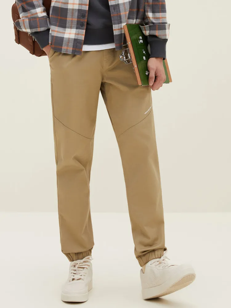 mens_cottonpolyester_stre_1-13.webp SEMIR Men's Cotton-Polyester Stretch Twill Monogram Fitted Woven Jogging Pants