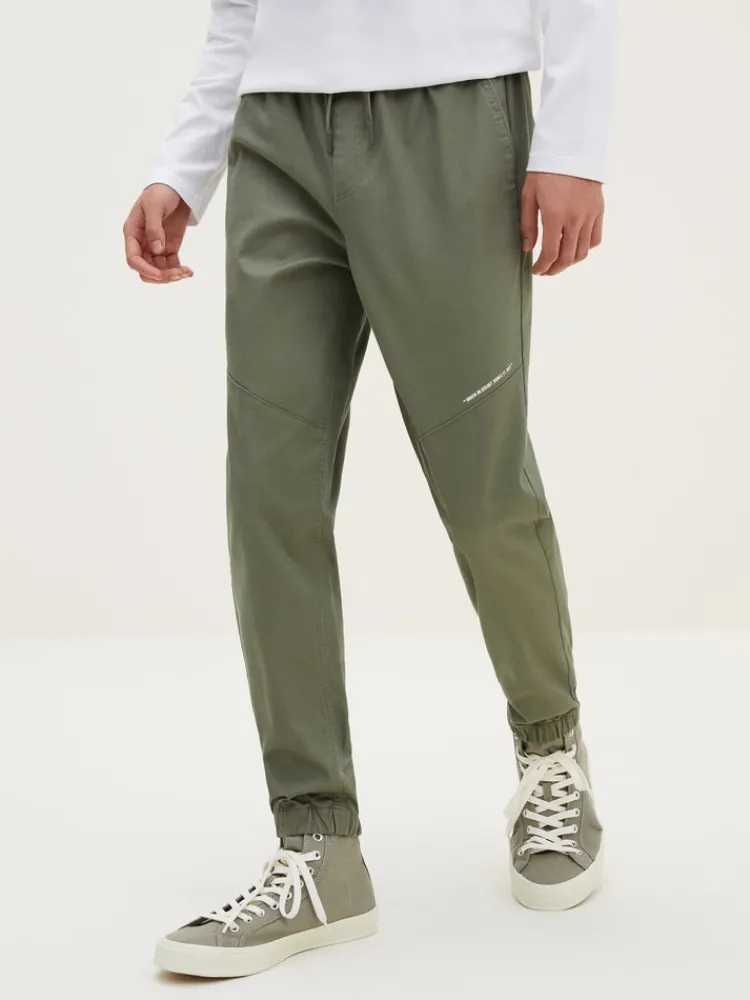 mens_cottonpolyester_stre_1-14.webp SEMIR Men's Cotton-Polyester Stretch Twill Monogram Fitted Woven Jogging Pants