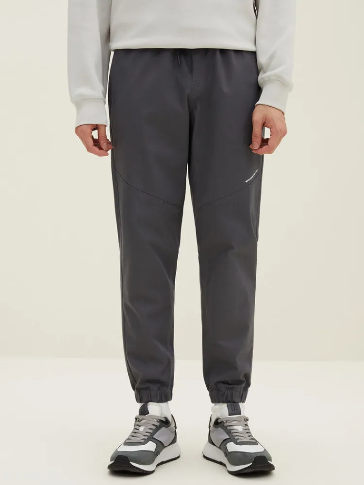 mens_cottonpolyester_stre_1-19.webp SEMIR Men's Cotton-Polyester Stretch Twill Monogram Fitted Woven Jogging Pants