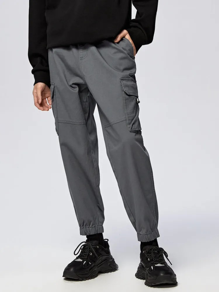 mens_cottonpolyester_stre_1-2.webp SEMIR Men's Cotton-Polyester Stretch Twill Loose Cargo Pants