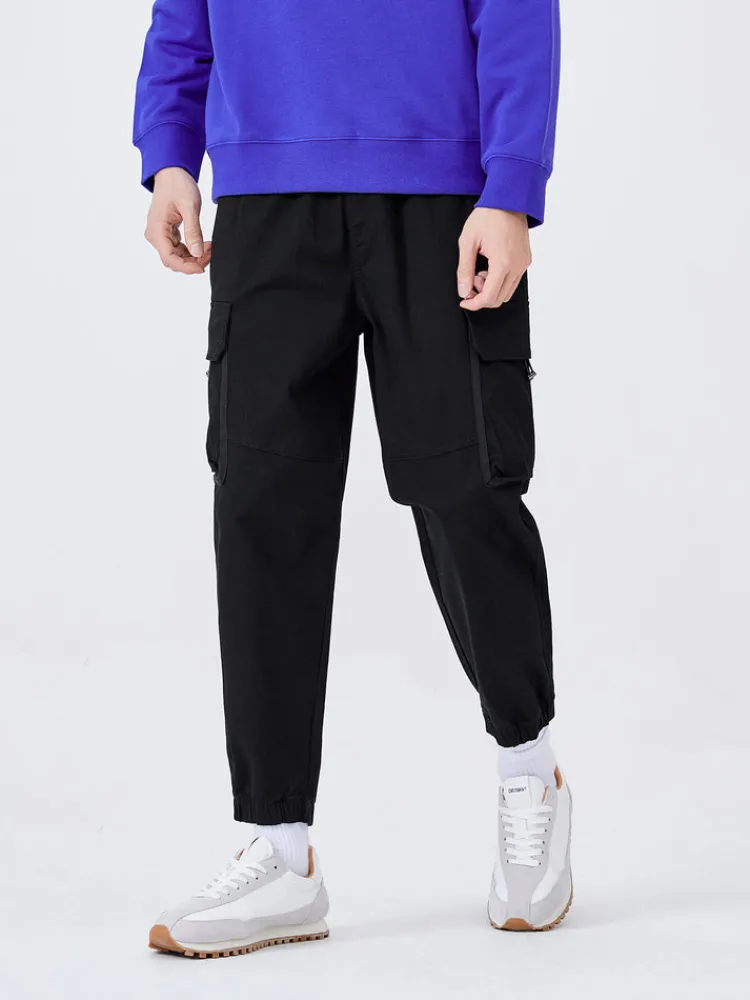 mens_cottonpolyester_stre_1-3.webp SEMIR Men's Cotton-Polyester Stretch Twill Loose Cargo Pants