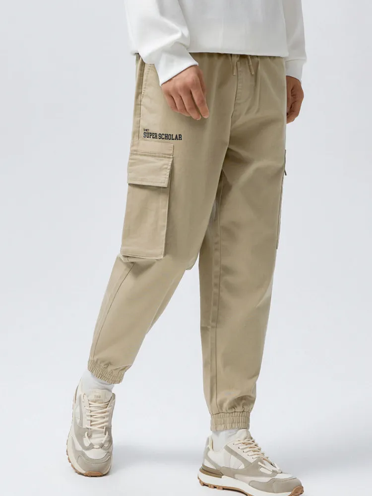 mens_cottonpolyester_stre_1-7.webp SEMIR Men's Cotton-Polyester Stretch Twill Loose Cargo Pants
