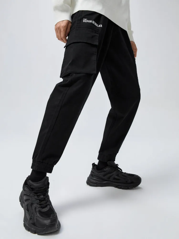 mens_cottonpolyester_stre_1-9.webp SEMIR Men's Cotton-Polyester Stretch Twill Loose Cargo Pants