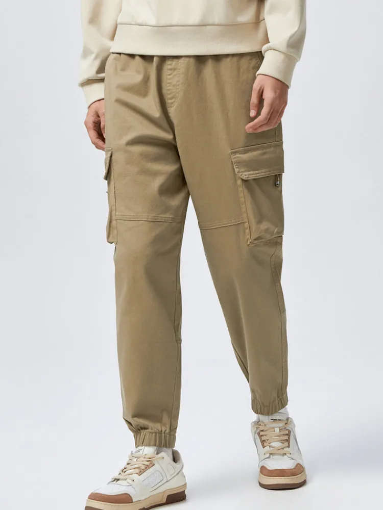 mens_cottonpolyester_stre_2-4.webp SEMIR Men's Cotton-Polyester Stretch Twill Loose Cargo Pants