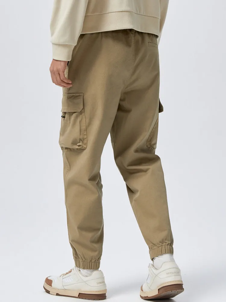 mens_cottonpolyester_stre_3-4.webp SEMIR Men's Cotton-Polyester Stretch Twill Loose Cargo Pants