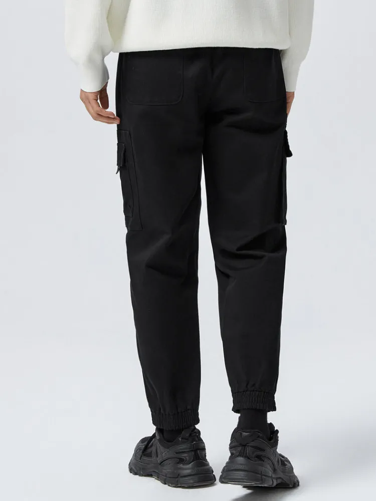 mens_cottonpolyester_stre_3-9.webp SEMIR Men's Cotton-Polyester Stretch Twill Loose Cargo Pants