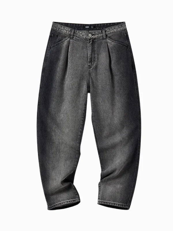 SEMIR Men's Denim Comfort Cool Straight Pants