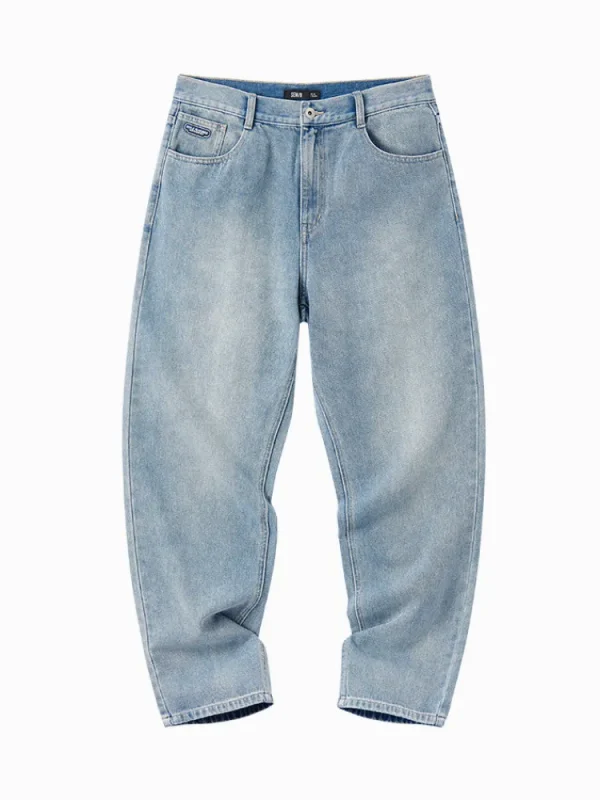 SEMIR Men's Denim Eco Lyocell Straight Pants