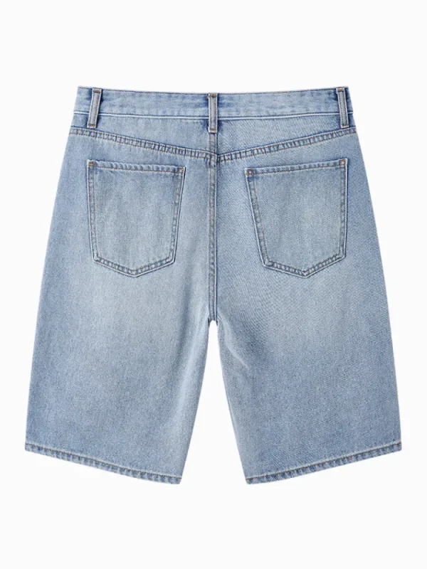 SEMIR Men's Denim Eco Lyocell Straight Pants