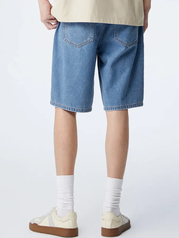 SEMIR Men's Denim Stretch Cool Straight Pants