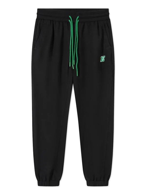SEMIR Men's Draping Waffle Contrast Ribbon Loose Knitted Jogging Pants