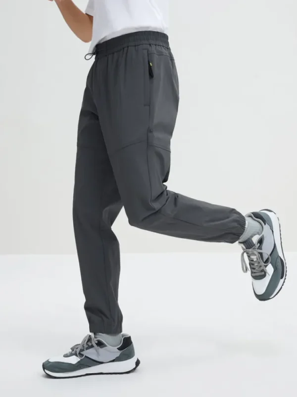 SEMIR Men's Easy-Care Fitted Woven Jogging Pants