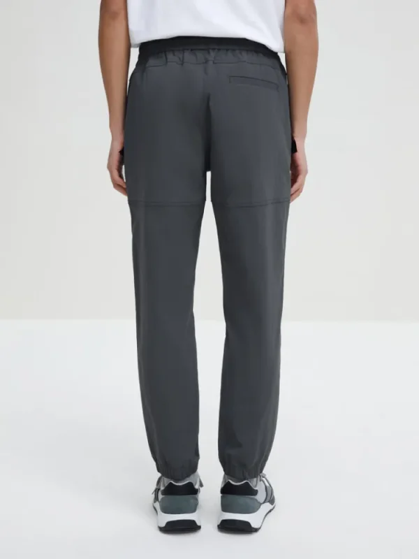 SEMIR Men's Easy-Care Fitted Woven Jogging Pants