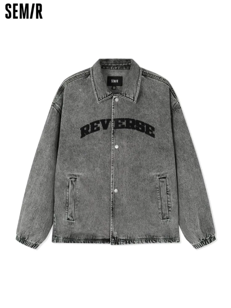 mens_ecofriendly_lyocell__0-1.webp SEMIR Men's Eco-Friendly Lyocell Denim Contrast Monogram Loose Denim Jacket