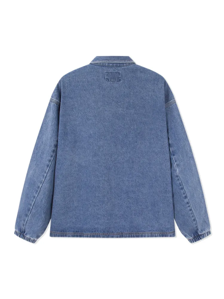 mens_ecofriendly_lyocell__1.webp SEMIR Men's Eco-Friendly Lyocell Denim Contrast Monogram Loose Denim Jacket