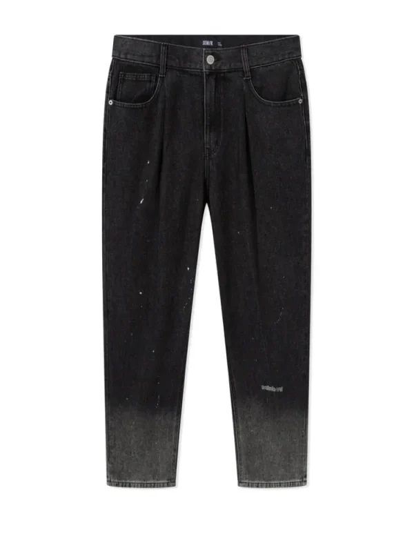 SEMIR Men's Eco-Friendly Lyocell Denim Gradient Loose Straight Pants