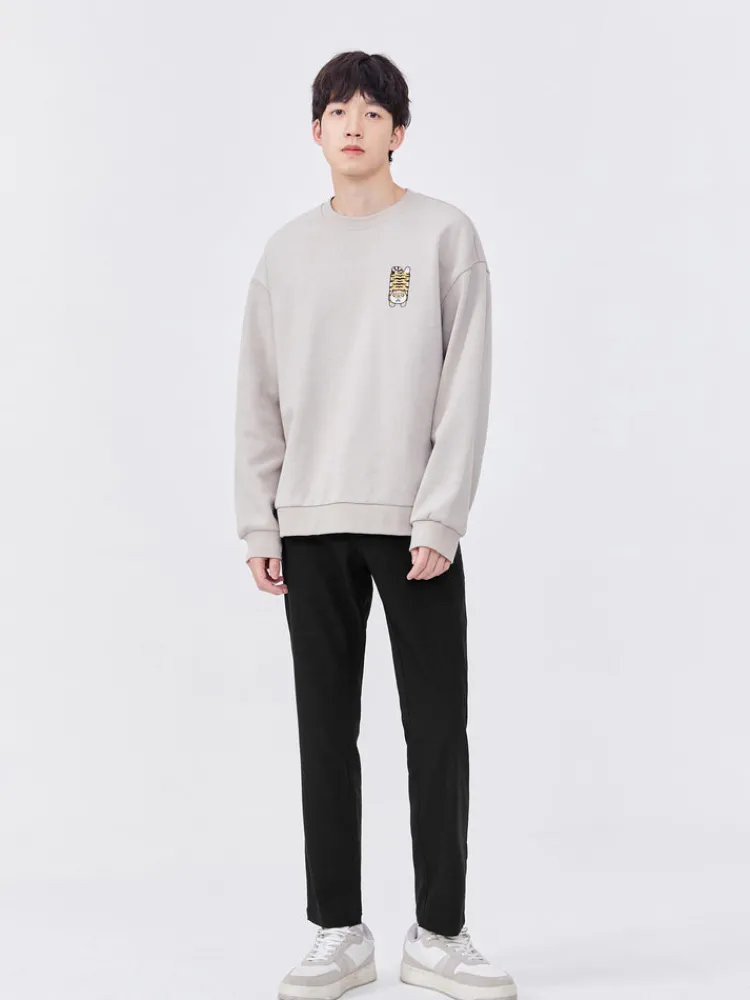mens_faille_solid_colour__2.webp SEMIR Men's Faille Solid Colour Fitted Boot Cut Basic Pants