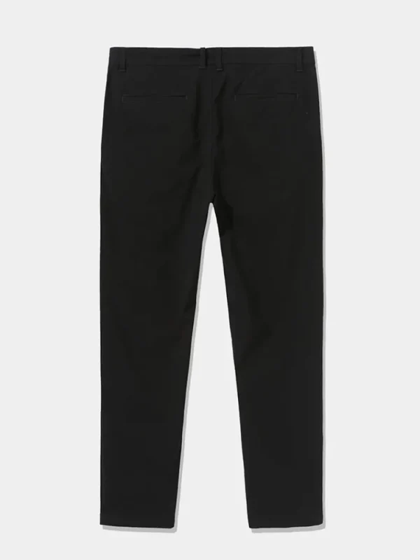 SEMIR Men's Faille Solid Colour Fitted Boot Cut Basic Pants