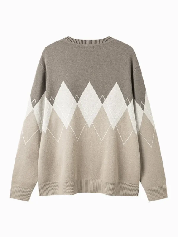 SEMIR Men's green crew neck sweater