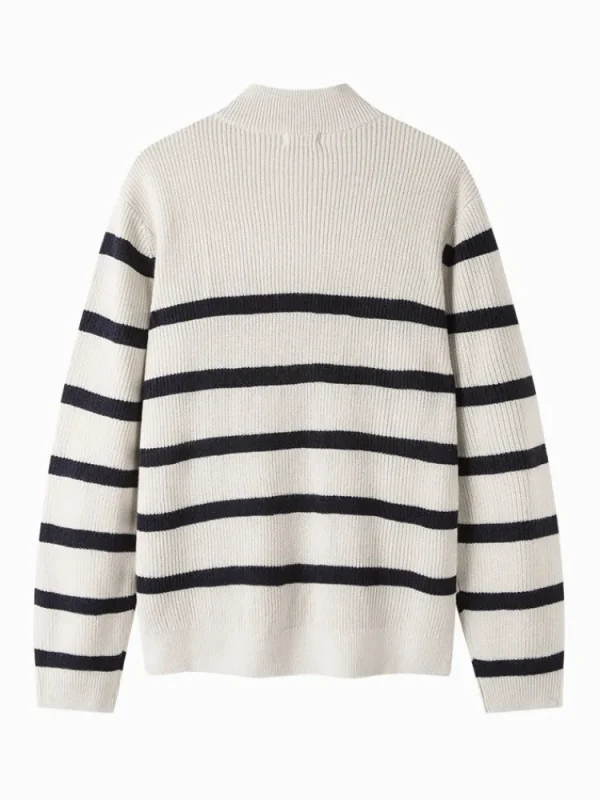 SEMIR Men's half-cardigan sweater