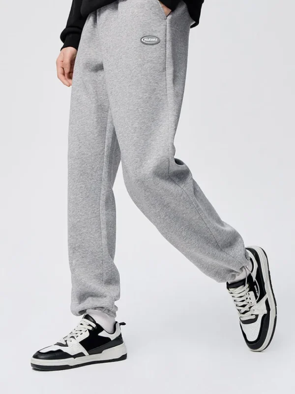 SEMIR Men's Huamian Cotton Drawstring Loose Knitted Jogging Pants