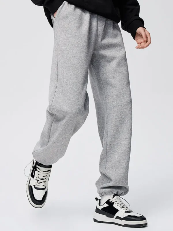 SEMIR Men's Huamian Cotton Drawstring Loose Knitted Jogging Pants