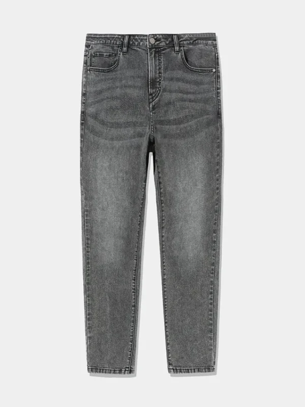 SEMIR Men's Intelligent Temperature Adjustment Denim Boot Cut Pants