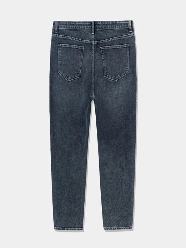 SEMIR Men's Intelligent Temperature Adjustment Denim Boot Cut Pants